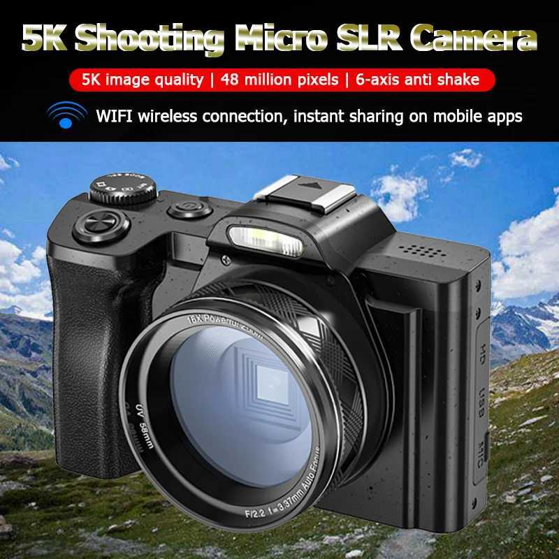 Digital Cameras 5K Shooting Micro SLR Digital Cameras WIFI connection 48 million pixels HD image quality 6-axis anti shaking Outdoor Camera L2605-image-1013784163