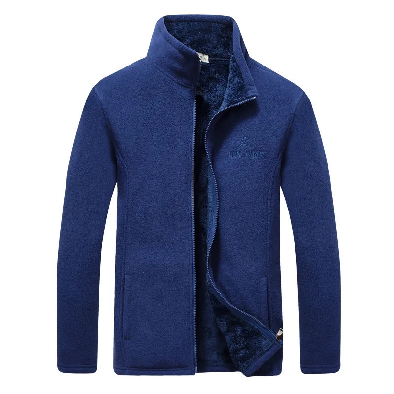 Mens Thick Wool Jacket Outdoor Camping Travel Autumn Winter Mountain Hiking Ski Hiking Jacket Tactical Jacket 240822