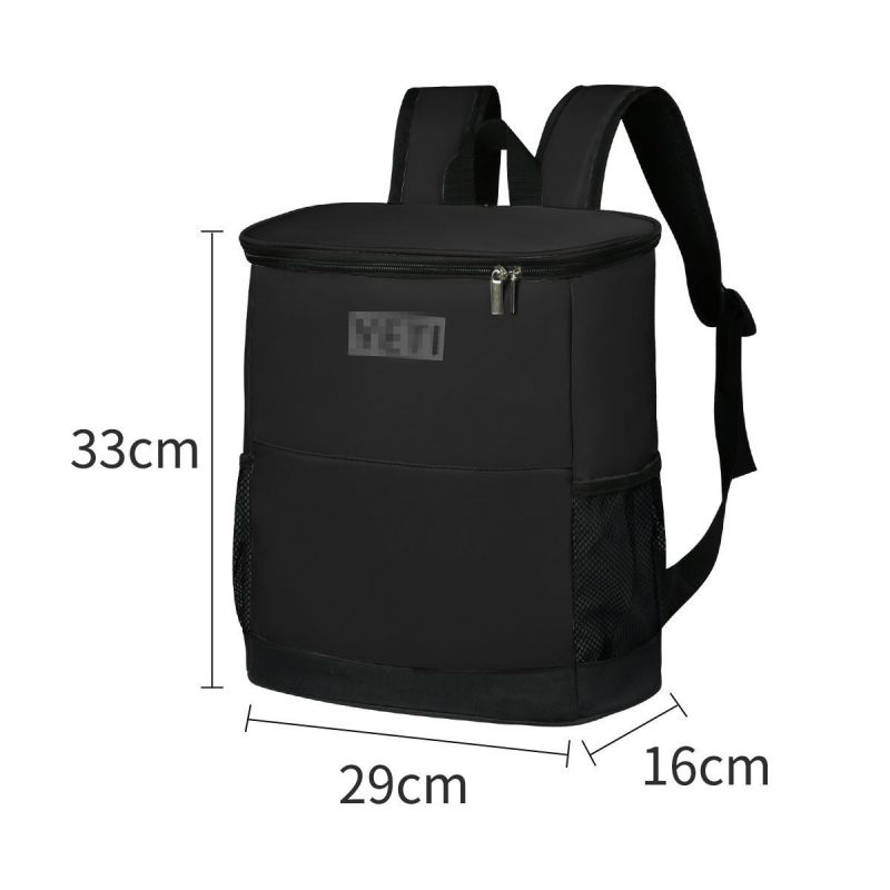 Ice Packs Isothermic Bags Waterproof Cooler Bag Thermal Insulated Black Leopard Backpacks Lunch Food Box For Camp Travel