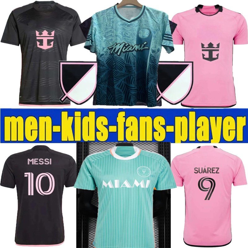 new 24 25 Fans Player SUAREZ Earth Day Pre-Match Miami MESSIS Soccer Jerseys third 2024 2025 Sergio Jordi Alba football shirts PIZARRO Special me-image-872850378