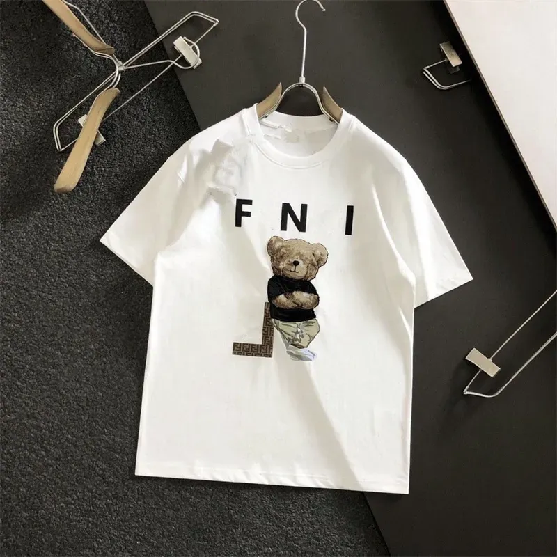 tshirt oblique imprimé t-shirts à manches courtes haut vend la tendance de coton pur de haute qualité.