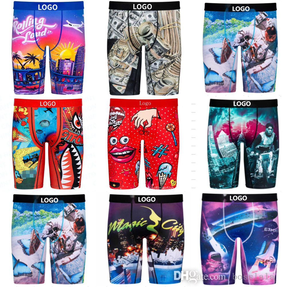 Summer New Trendy Men Boy Plus Size Desinger Vendor Underwear Man Shorts Pants Boxers Sport Breathable Boxers Briefs S-XXL