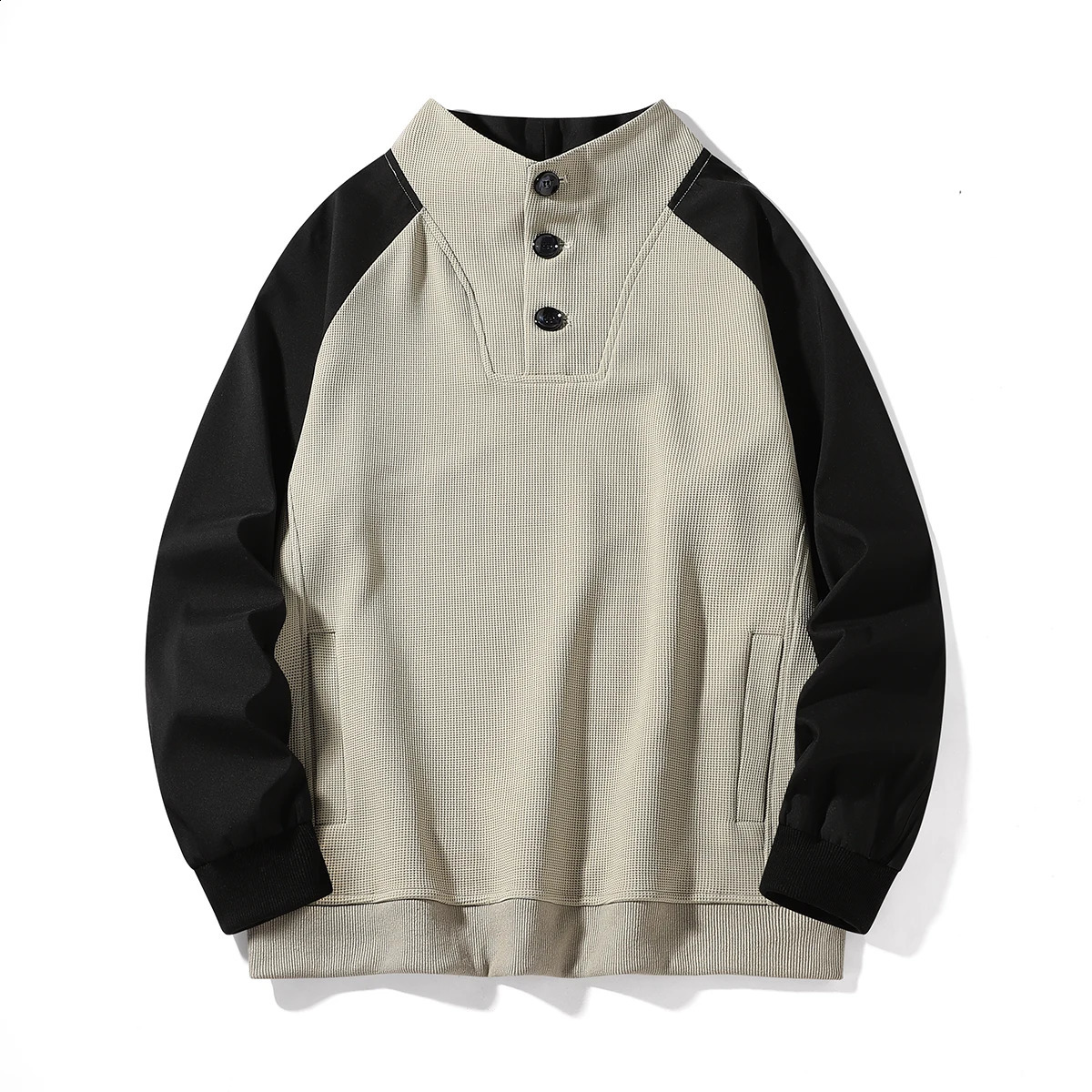 Turtleneck Sweater Men Sweatshirt Spring Autumn Hoodie Polo Long Sleeve Casual Pullover Vintage Fashion Mens Clothing Top 240822