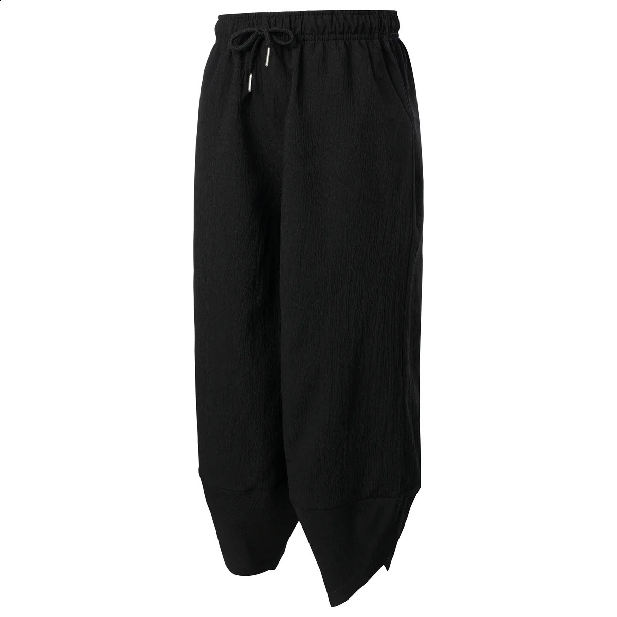 Loose Fit Ethnic Style Harem Pants Mens Casual Vintage Wide Leg Cropped For Spring Summer Men Clothing Oversize 240822