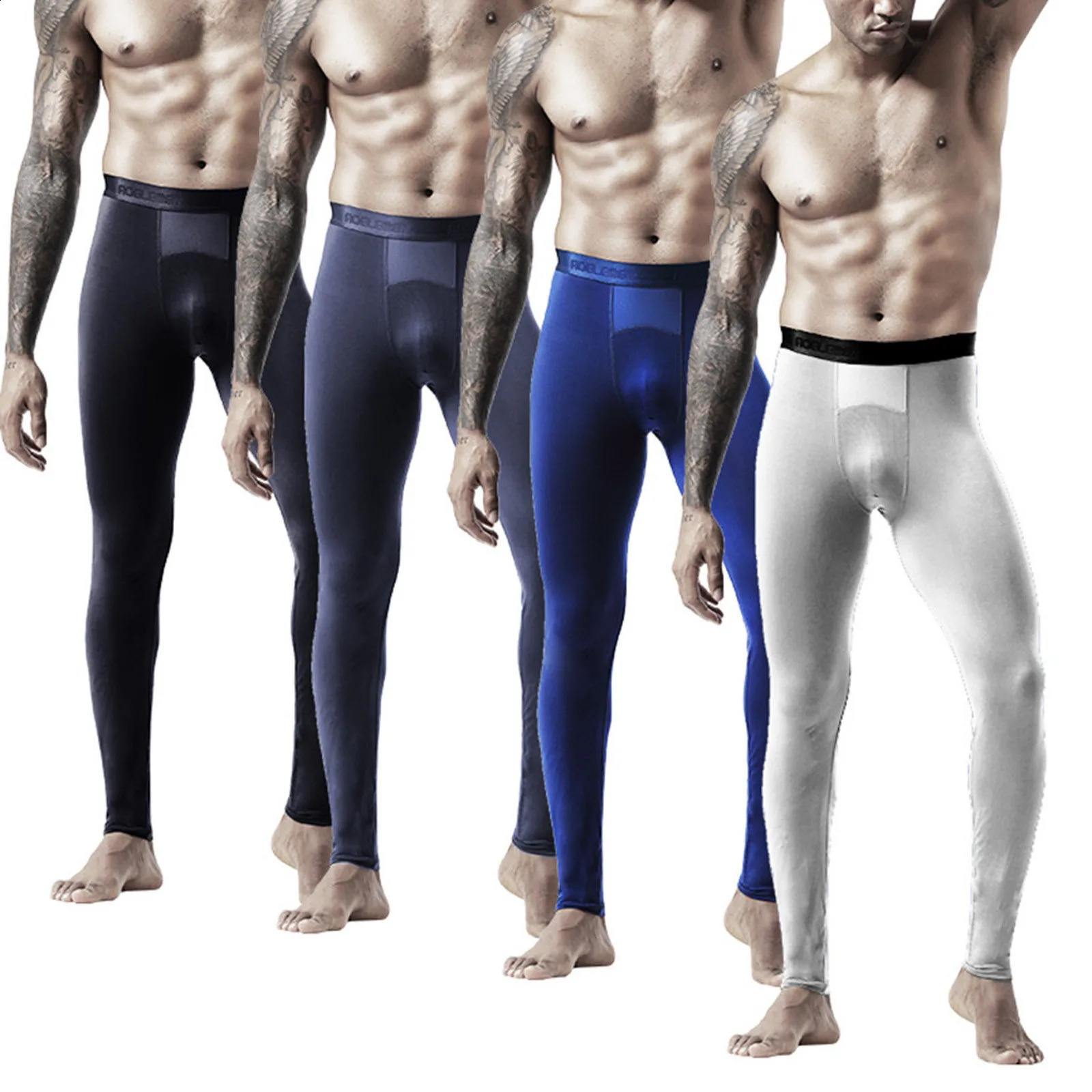 Mens Winter Thermal Underwear Long Johns Men Warm Underpants for Leggings Homme Pants Tights Thermo Strumpfhose Termal Tayt 240823