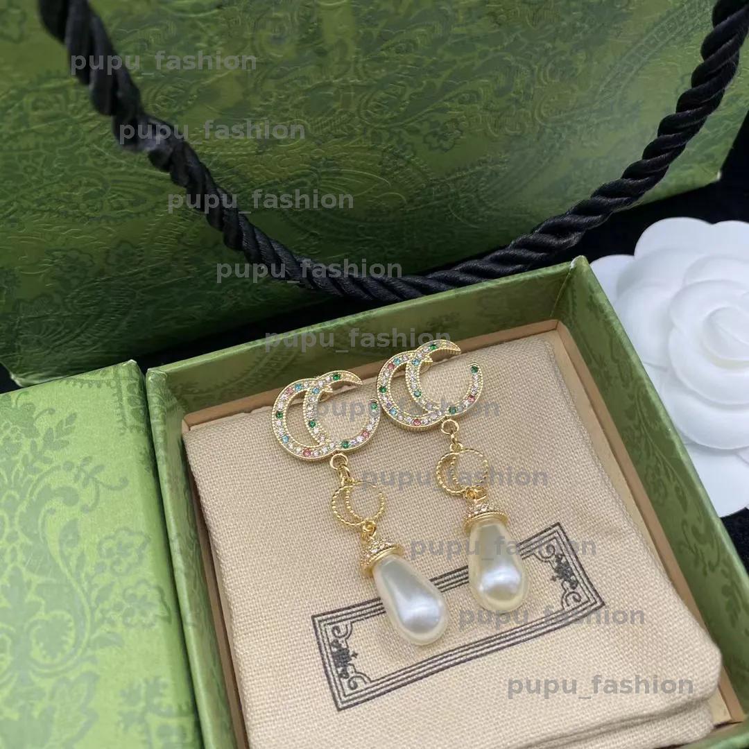 Boucles d'oreilles de mode de créateur de luxe