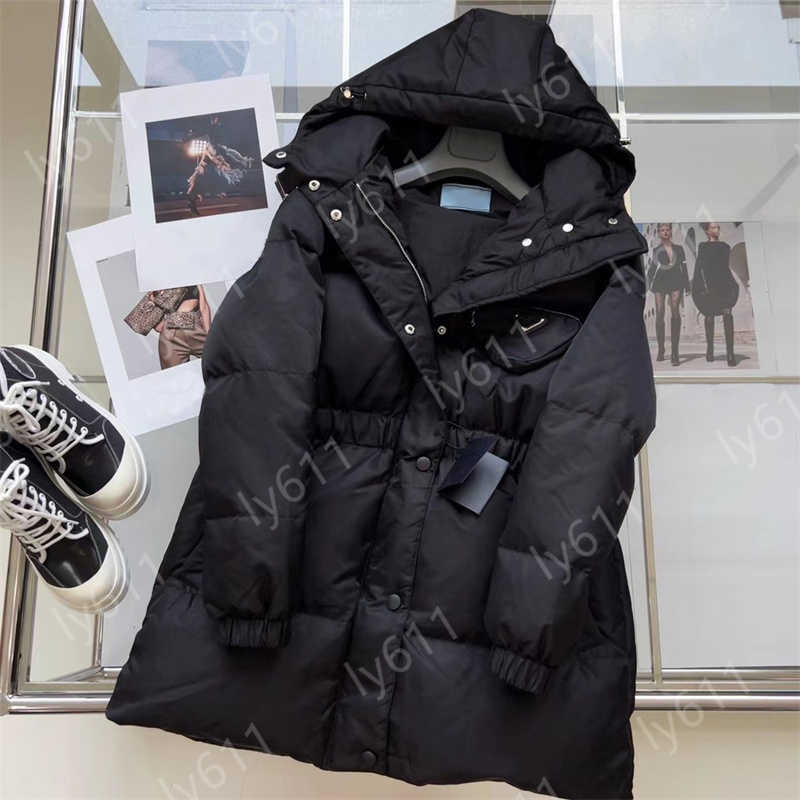 jacket winter women designer coats zipper pocket Fashion Warm winter coat Windproof Down proof Lightweight puffer jacket with hood womens clothes L2