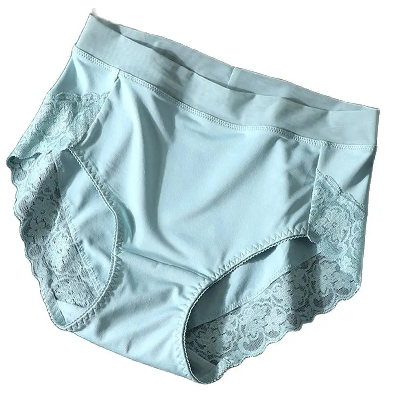 Womens Panties Sexy Modal and Mesh Material Mid Waist Breifs Smooth Seamless Underpants Sofe Breathalbe Female Lingerie 240823