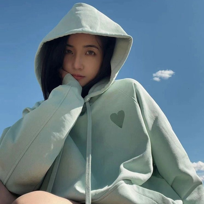 High quality hoodie womens designer hoodies men women simple loose hooded sweater love sweatshirt couple long sleeve pullover coat