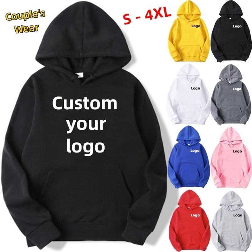 Mens and Womens DIY Printed Hoodie Sportswear Loose Zipper Spring and Autumn Winter Cotton Custom Hoodie S-4XL 240823