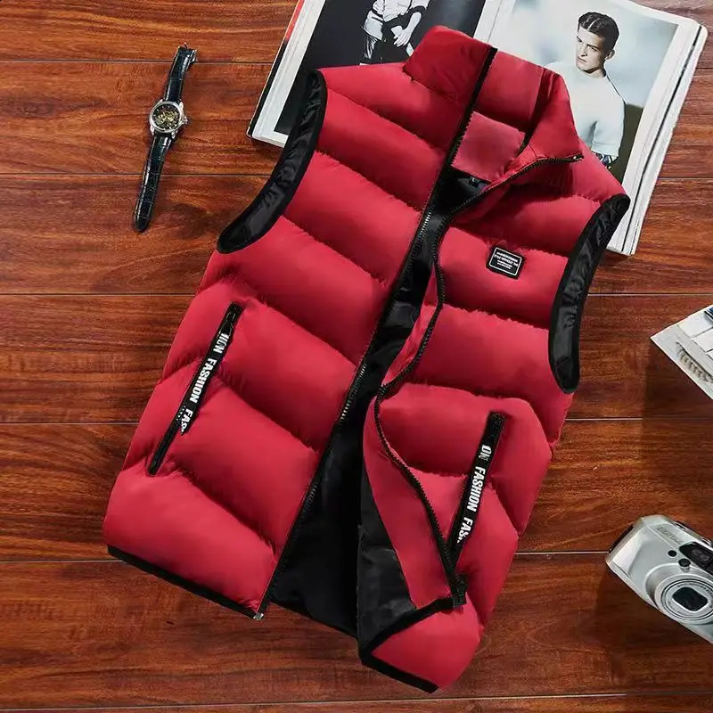 Women Man Light Down Vests Slim Sleeveless Jacket Portable Teenage Couple Casual Sports Warm Vest Cotton Padded Puffer Vests 240824