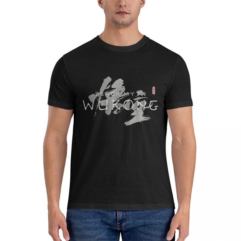 Retro 2024 la plupart des t-shirts pour hommes cols coffre 100% coton t-shirt noir mythique arts martiaux t-shirts à manches courtes vêtements un