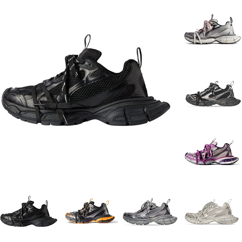Chaussures masculines Track 3xl Designer Men Trainers Triple Black Vintage Beige Green Rose Femmes Outdoor Platform Sneakers Dhgate Runner Shoe