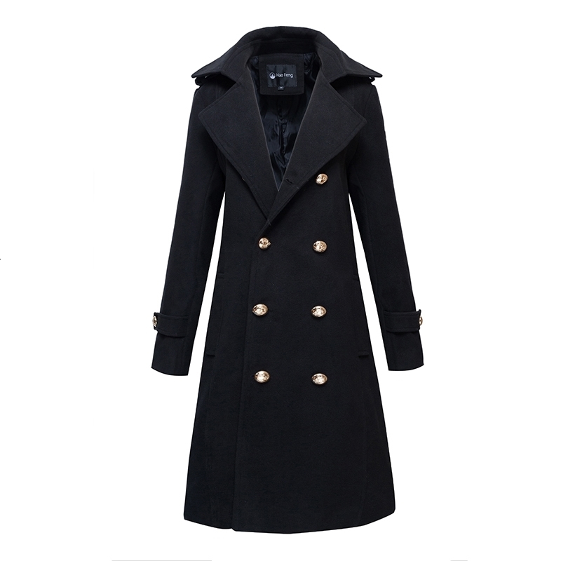 ly arrived fashionable youth autumn windproof mens wool jacket fashionable casual double chest plus S-3XL4XL 240823 ww