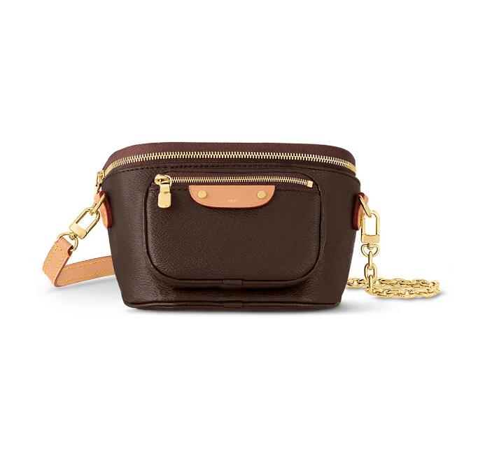 Designer POCHETTE 3 piece/set purse Women's Leather Handbag Luxury Women's Courier Chain Shoulder Bag Clutch crossbody bag-image-986518821