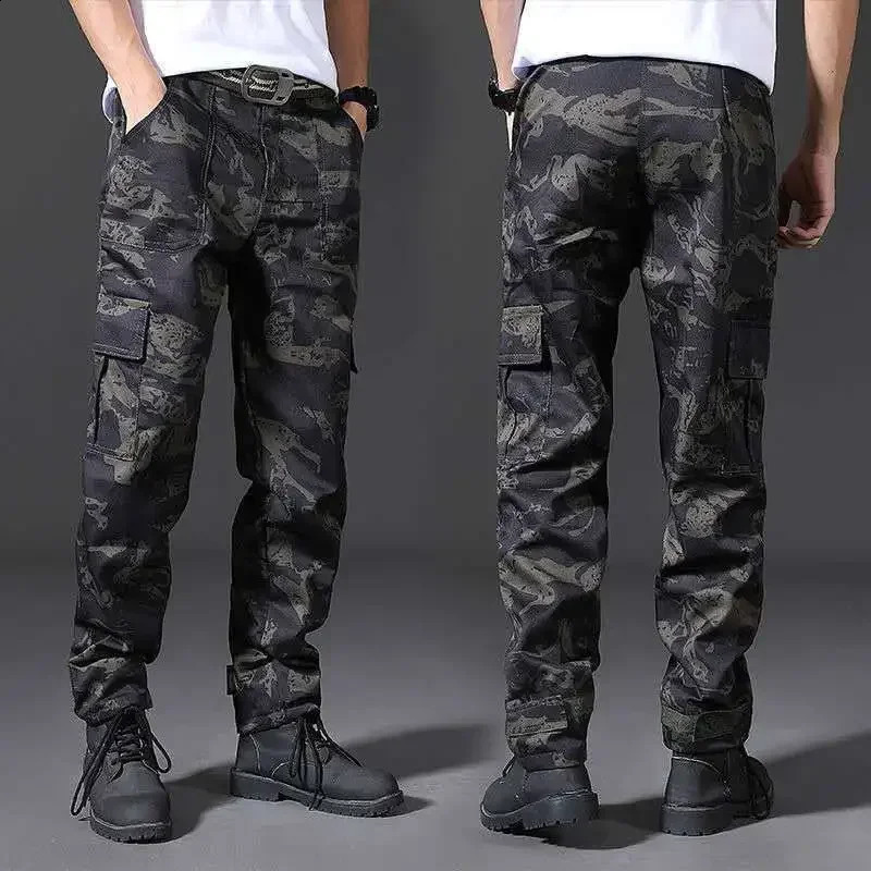 Pantalon de cargaison pour hommes pantalons masculins de randonnée coréenne