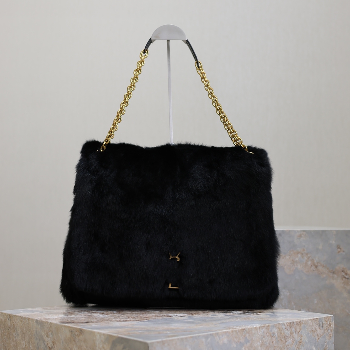 10A JAMIE 4.3 IN FUR Designer Bag Soft Quilted Lambskin Chain Shoulder Bags For Women Crossbody Purse Large Tote High Quality Handbag