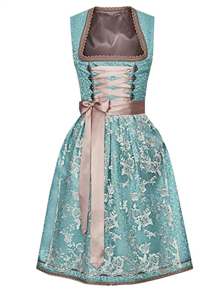 COLLECTION EXCLUSIVE DE LACE TAPON FEMANS MINI COURTYSIDE ROBILES DE TOUTES DU CATTRYS avec une longueur de 100 centimètres - Robe bavaroise mode