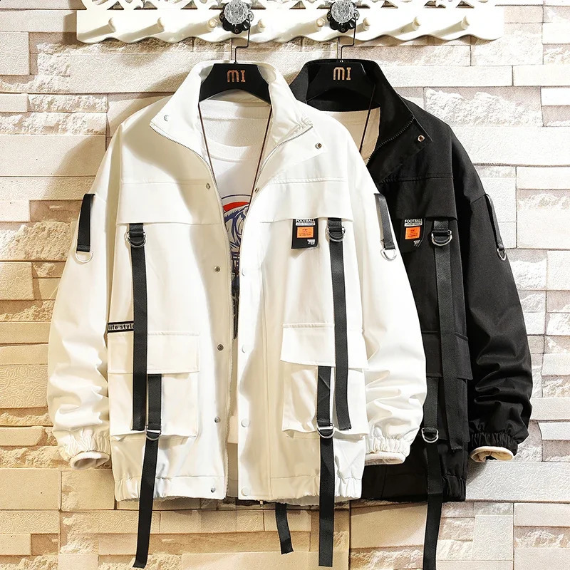 Top Quality Thick Winter High Street Oversize coat Mens Long Sleeve Loose Jacket Trend Waterproof Windproof 240826