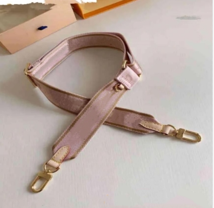 10A High Quality Real Leather canvas straps Bag Sale 6 colors Bag Parts & Accessories pink shoulder straps for 3 piece 3 in 1 set bags women cros