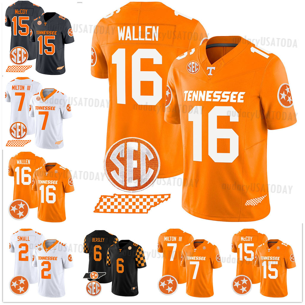 2024 Smokey Jaylen Wright Nico Iamaleava Tennessee Volunteers Football Jersey Darnell Wrigh West Shuler Byron Young Elijah Simmons Princeton Fant-image-947751313
