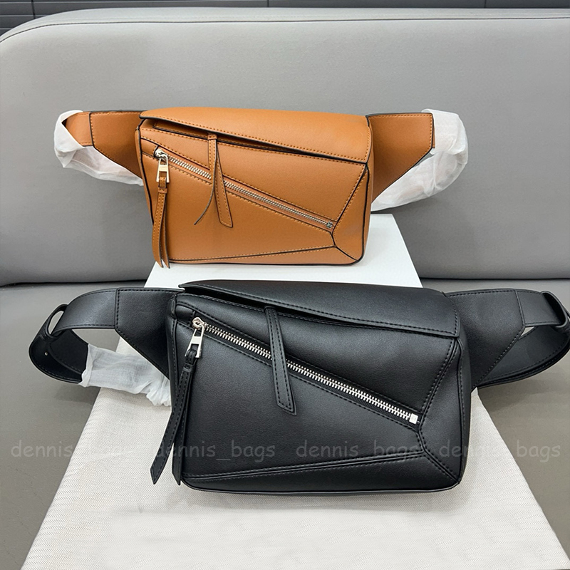 Designer Classic Cowhide Geometric Pocket Pocket Pocket Backpack Sac à dos pour nouveau sac crossbody pour hommes sac pour la ceinture pour femme