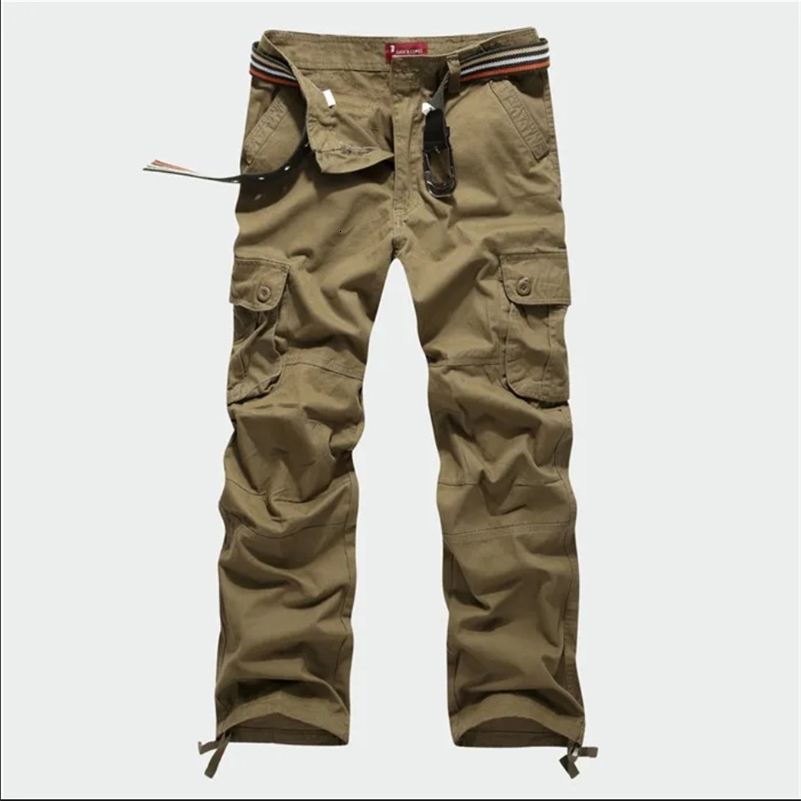FGKKS Arrival Mens Cargo Pants High Quality Spring Fashion Joggers Men Clothing Cotton Trousers Camouflage Pants Male 240824