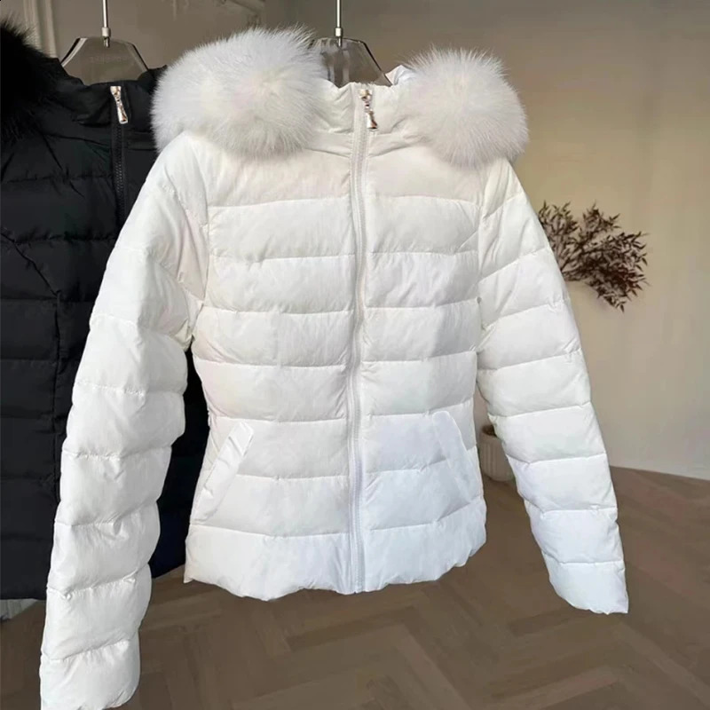 Winter jacket 2024 Korean womens Parka big fur collar thick womens coat casual jacket cotton jacket Parka 240826