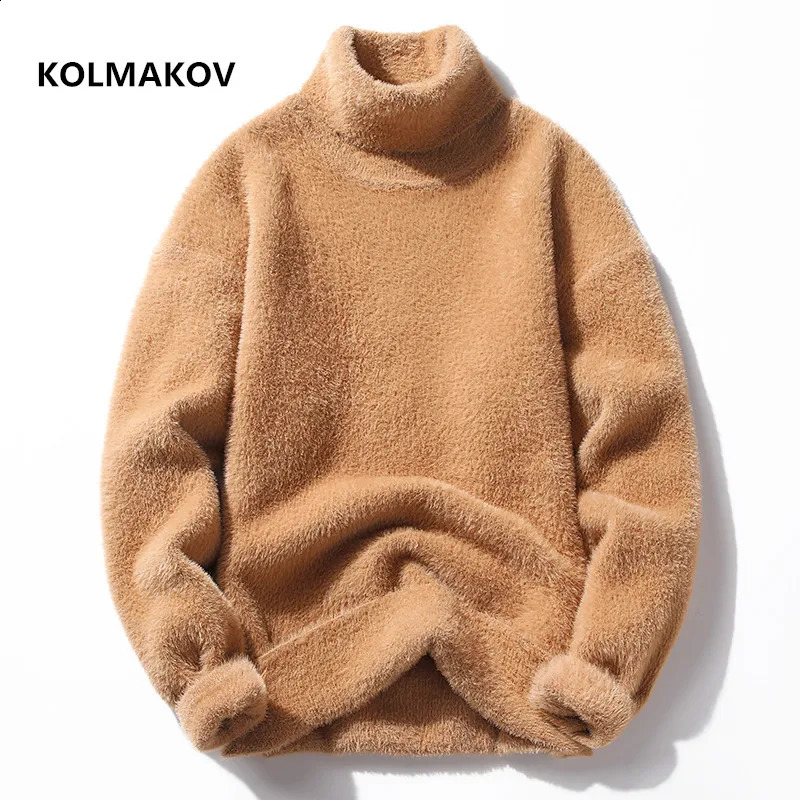 Pull pour hommes 2024 Couleur solide d'hiver Sweater pour hommes Pull d'étudiant Pull pour hommes Taille S-2xl 240824