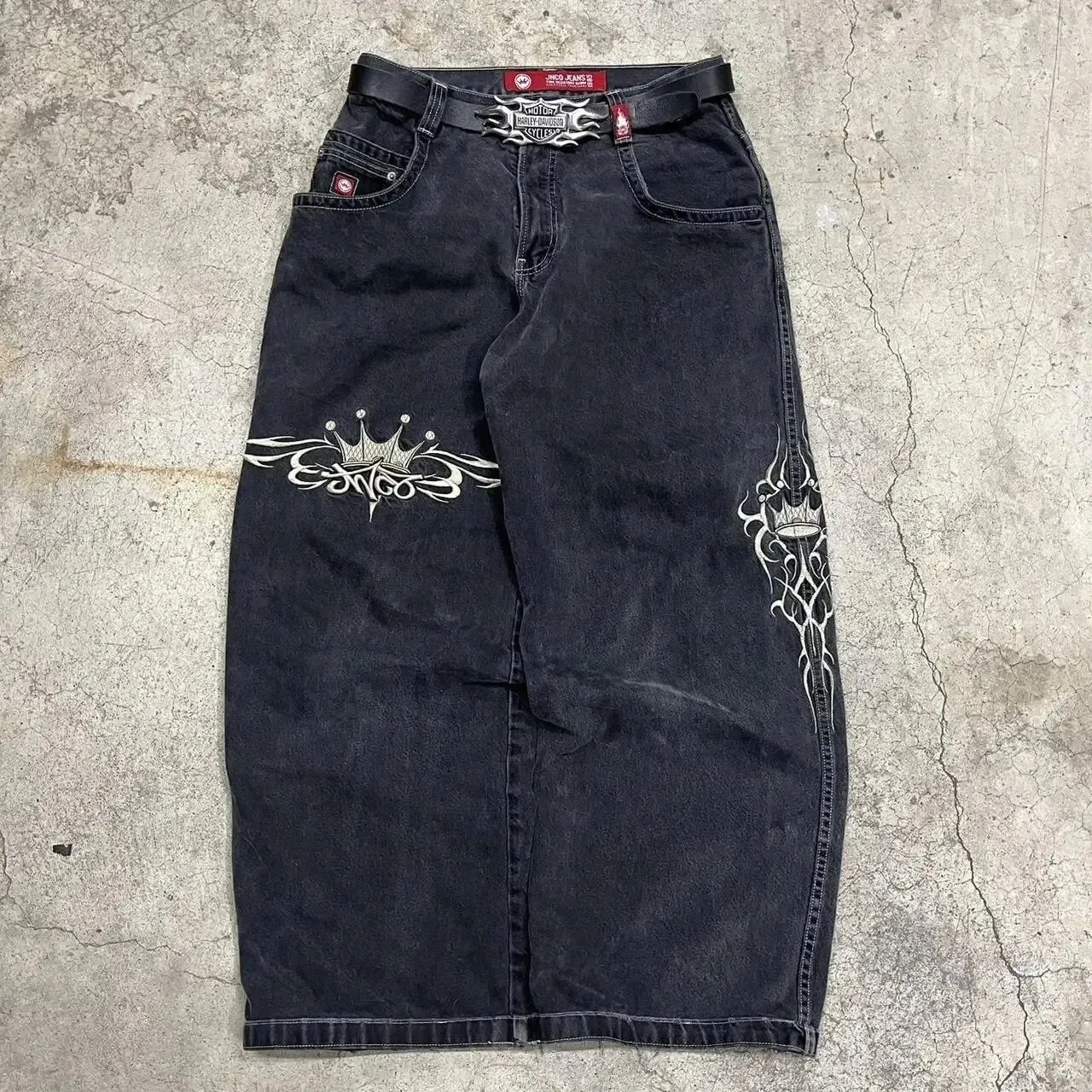 Men Jeans Women Designer Jeans Baggy For Men Cargo Clothing Ropa Hip Hop Trendy Street Style Casual trousers Loose Jean Wash Resistant High Quality