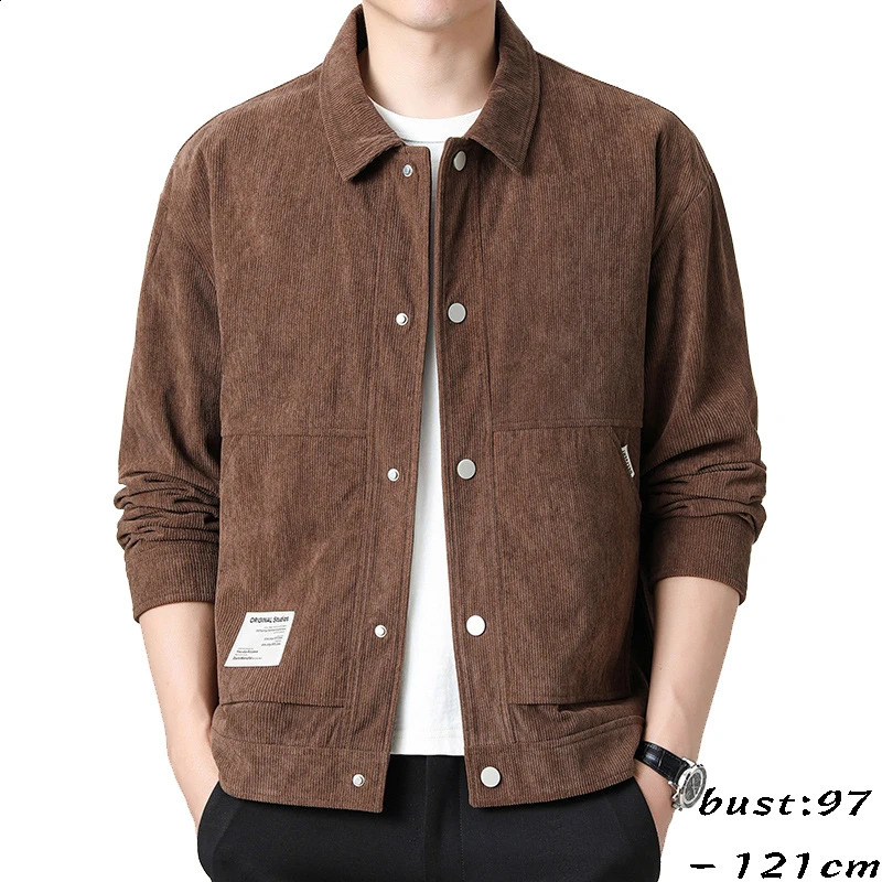 Veste en velours nuptoy de haute qualité pour hommes de grande taille de borne