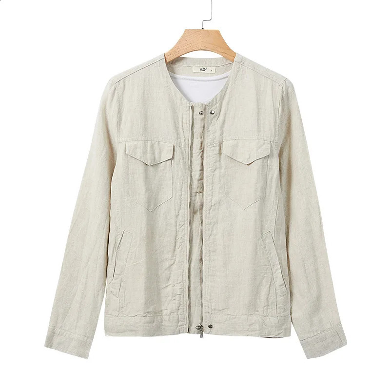 Spring and Autumn Mens Casual Jacket Loose Versatile Top Long Sleeve Jacket Mens Trend Men Clothing 240826