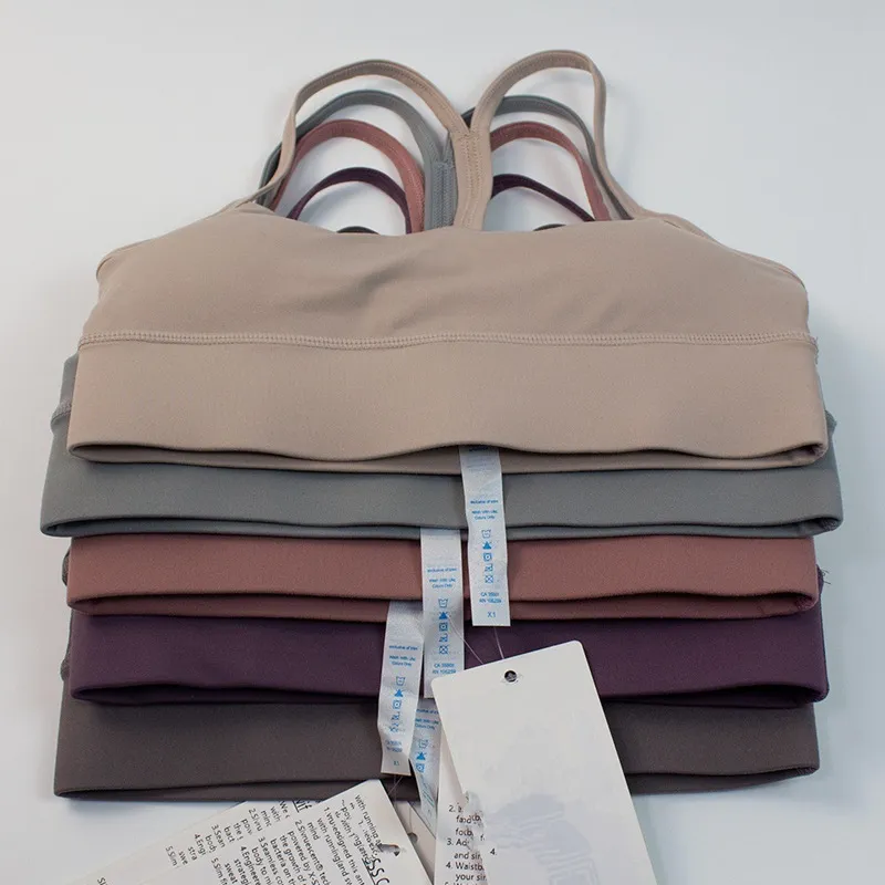 Align Yoga Outfits Women Running Crop Gym Clothing for Fitness Impact Woman Sports Bra Without Bones Girls Yoga Wear-image-930928531