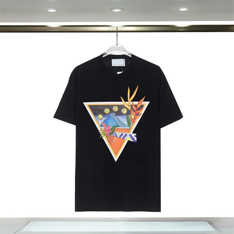 Mens Women Designer T Shirt Casual Short Sleeve with Loose Fit for Couples-image-926808002