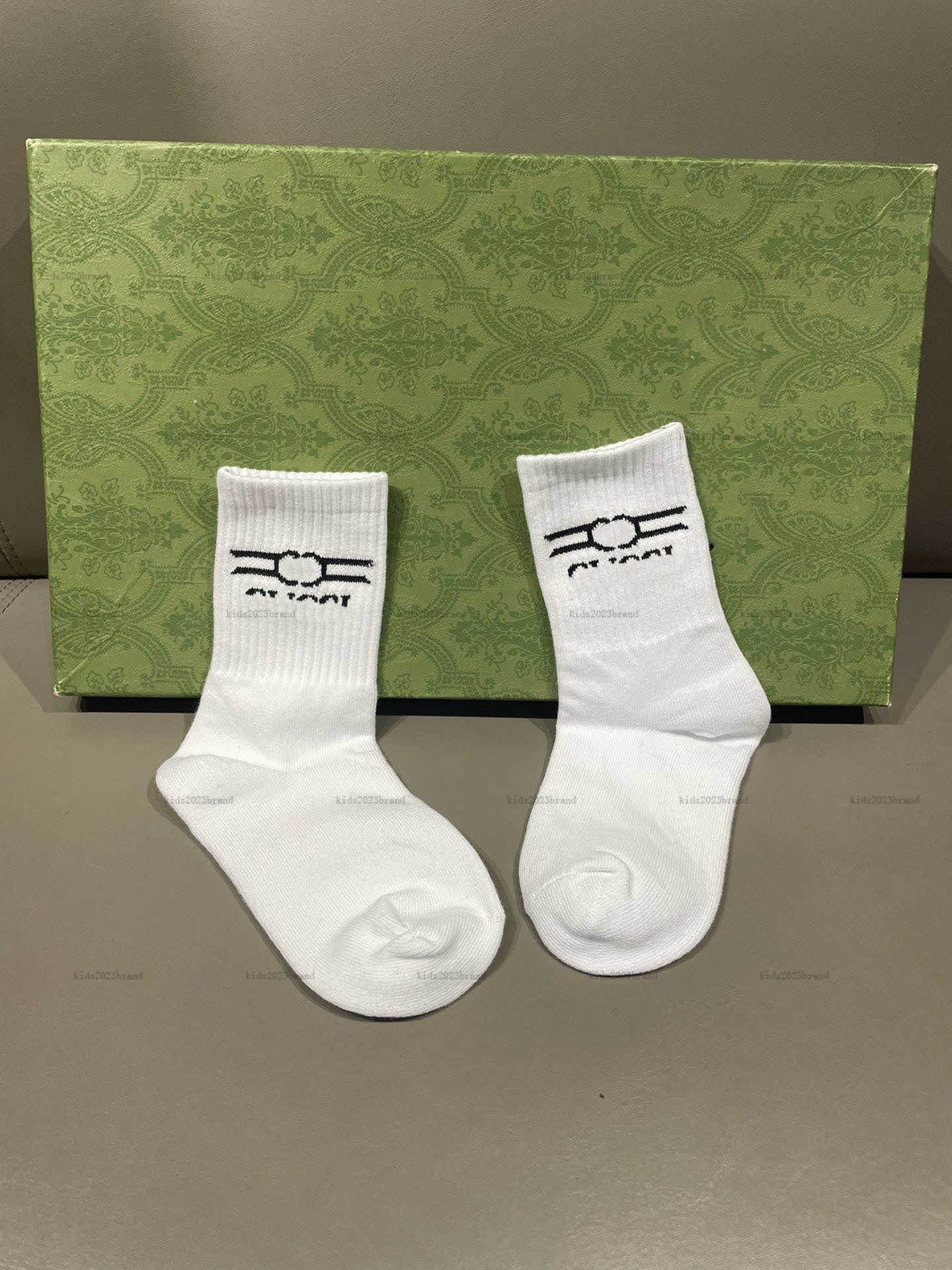 New baby socks white toddler stockings One pack of five pairs autumn kids designer clothes comfort child pantyhose-image-1015806074