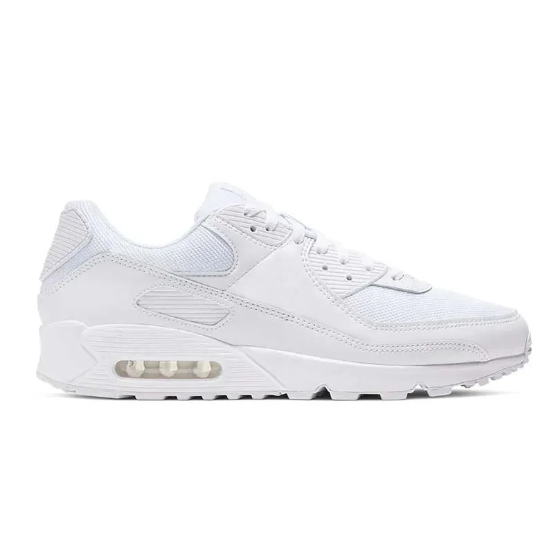 Chaussures de course Coussin de créateurs Unisexe Comfort Fashion Casual Sports Chaussures 90 Royal Cool Grey Bred Mixtape Sneakers Taille 36-45