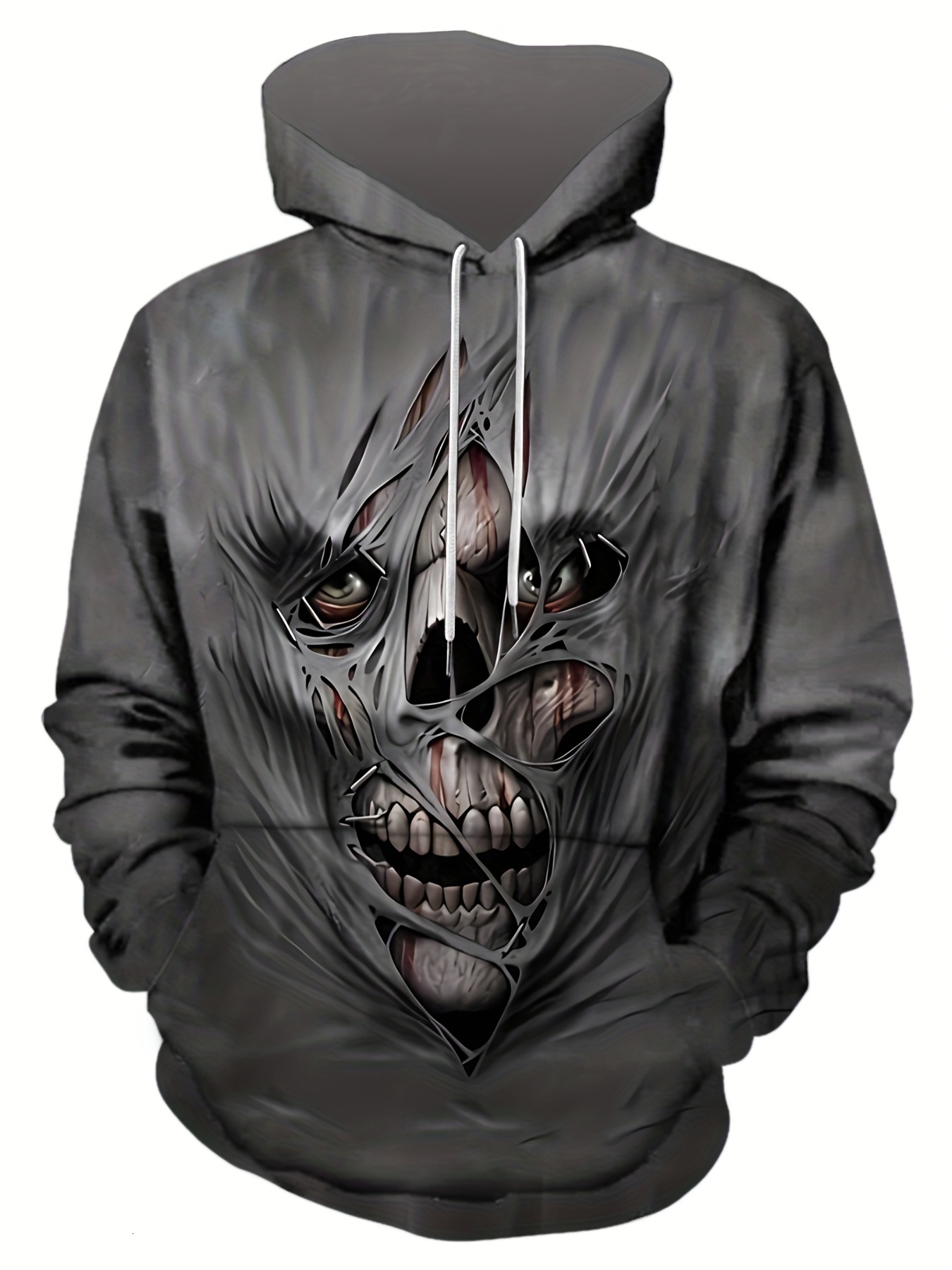 Men's Casual 3D Printing Designer Cat Element Graphic Hoodies, Drawstring Comfortable Oversized Hooded Pullover Sweatshirt For Spring Summer Pl