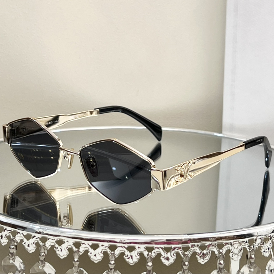 NOUVELLE TRENNE Lunettes de soleil de qualité Fashion Cat-Eye Dames Fêtes Fête de vacances UV Protection