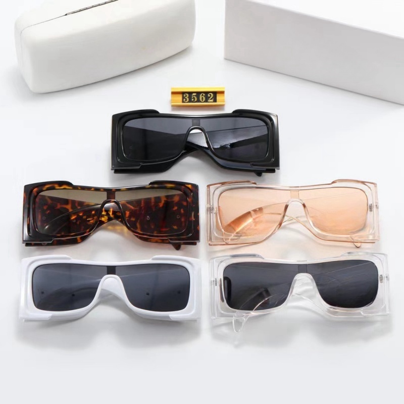 Fashionable sunglasses for men classic famous designer sunglasses wide frame solid color men's rectangular glasses sand and UV protection sungl