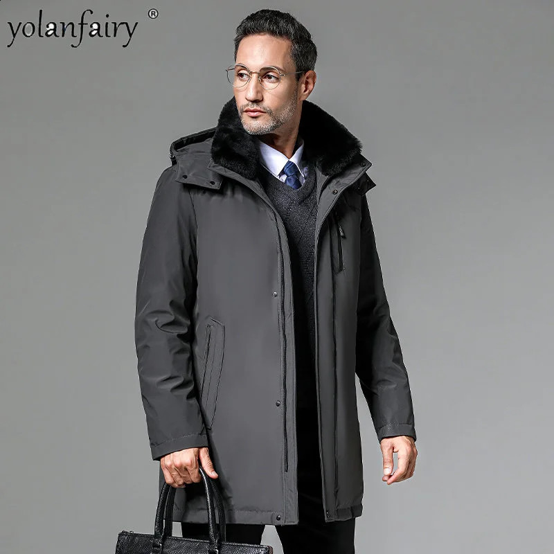 2024 Winter Jacket Mens Down Jacket Mens Jacket Mens Waterproof Hooded Mens Casual Inflator Jaqueta Masculina FC 240826