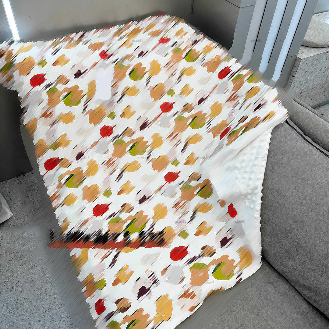 Brand baby blankets Complete labels newborn Swaddling Size 90*115 CM winter designer color printing infant Knitted quilt-image-1024106542
