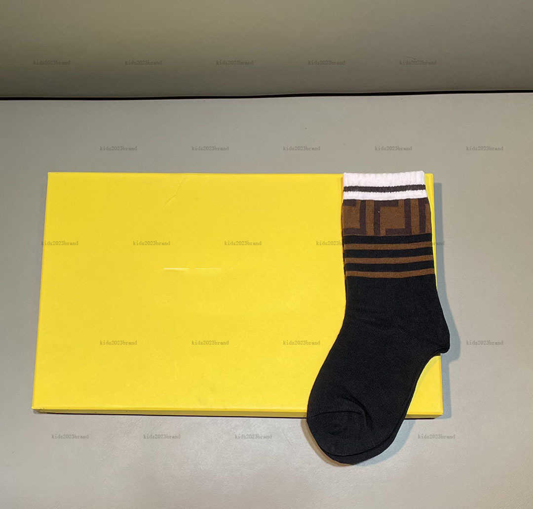 New baby stockings Letter striped jacquard toddler socks kids designer clothes winter boy girl hose Warm child pantyhose-image-1015806269