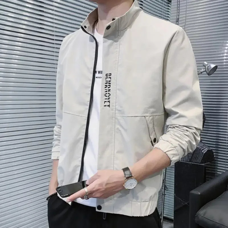 Summer Mens Quick Drying Windproof Waterproof Leather Coat UV Resistant Jacket Lightweight K377 240826