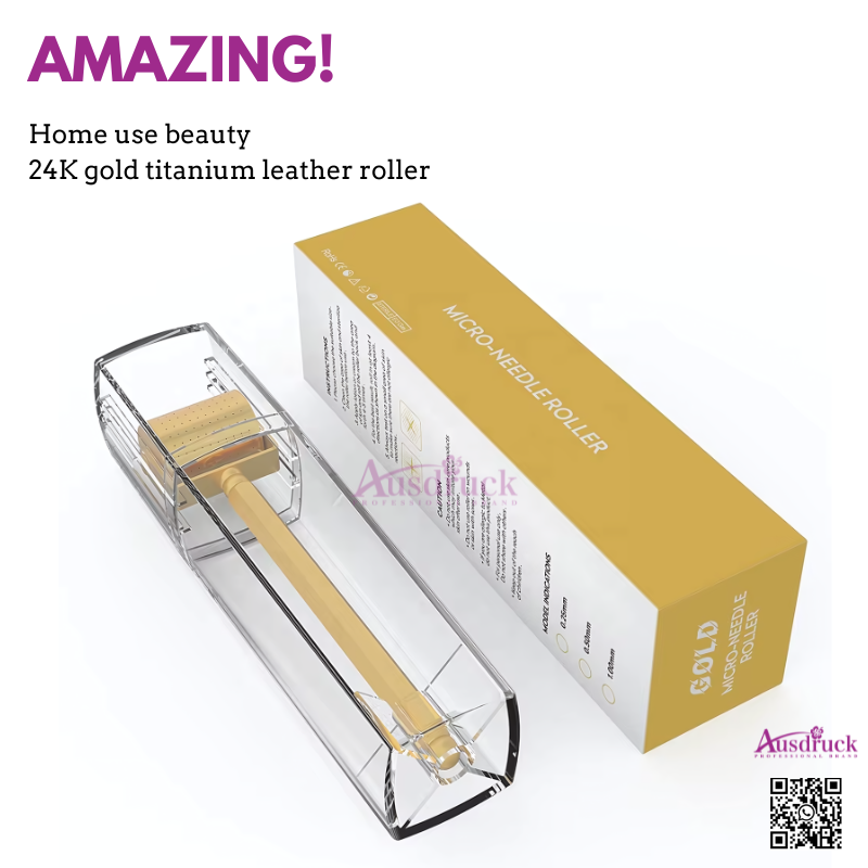 Deluxe New Design Derma Roller Titanium DRS 250 Micro Needle Medical Titanium for Hair Growth Face for Beard Growth and SkinCare-image-588011068