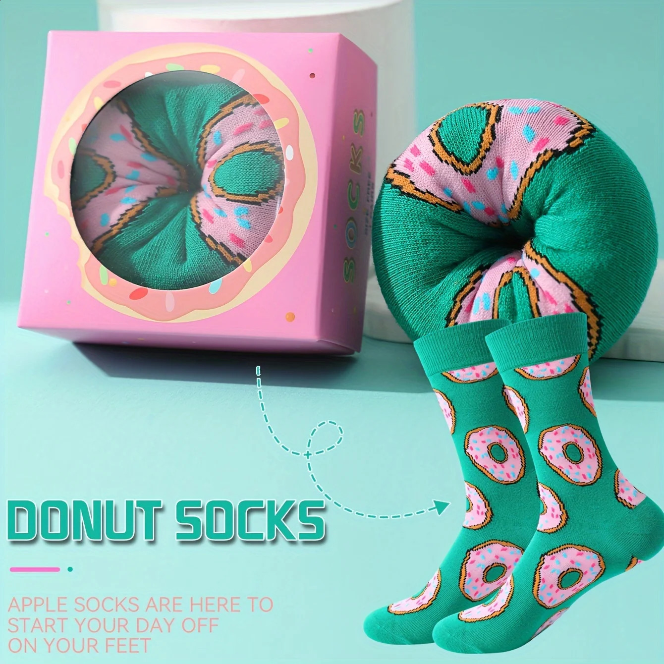 Une paire de nouveautés de beignets intéressants confortables et respirants adaptés aux cadeaux de la Saint-Valentin de Noël d'Halloween 240827