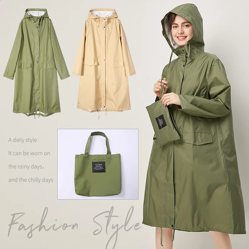 Women Raincoat Long Rainwear Men Rain Coat Impermeable Poncho Japan Waterproof Rain Cape Cover Hooded Universal 240827
