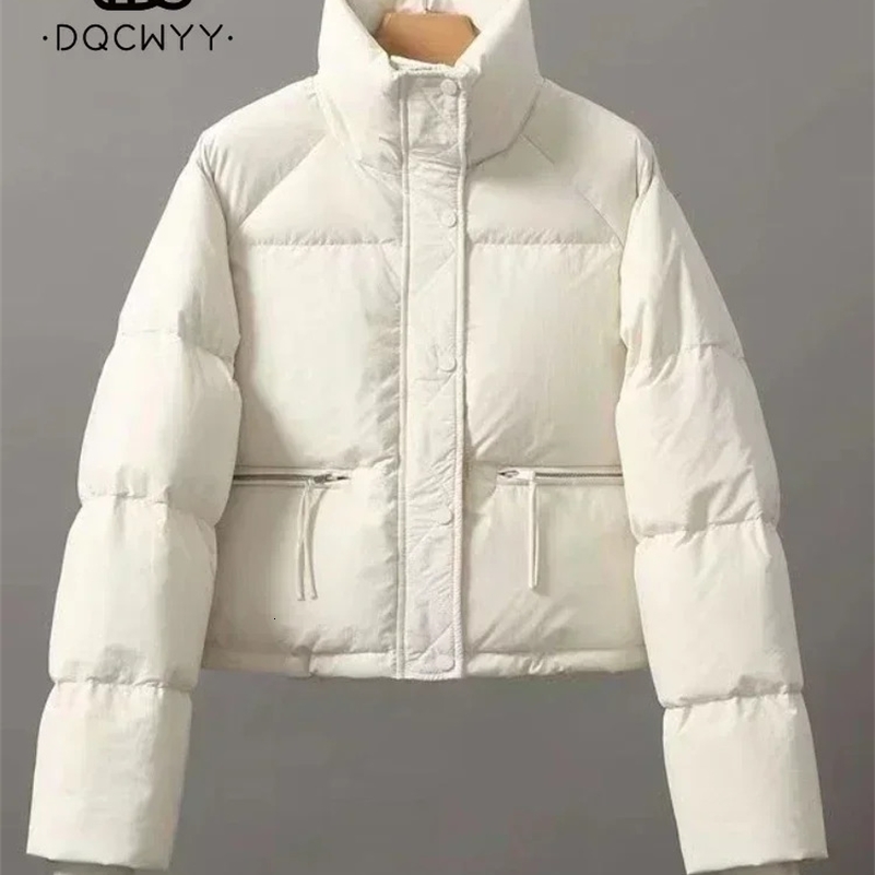 Veste femme 2024 coton rembourré vêtements mode coréenne col montant épais pain veste femmes manteau haut d'hiver 240827 ww