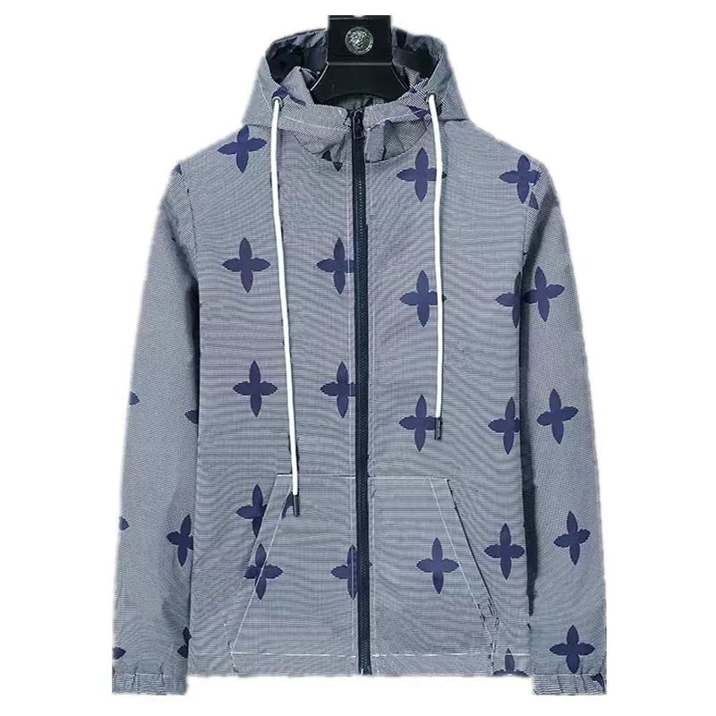 Multi Style Classic Plaid mens hooded jacket Designer jacket men Fashion Casual windbreaker Spring Summer coat Size M--XXXL