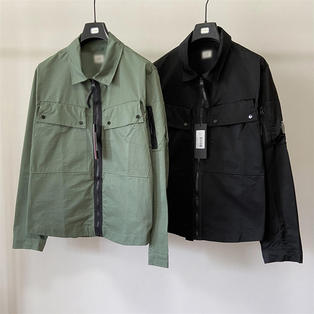 Men's Jackets Classic Men Long Sleeve Taylon P Garment Dyed Utility Overshirt Casual Coat Windbreaker Male Hoodies Size M-XXL Zipper Shirts Swe