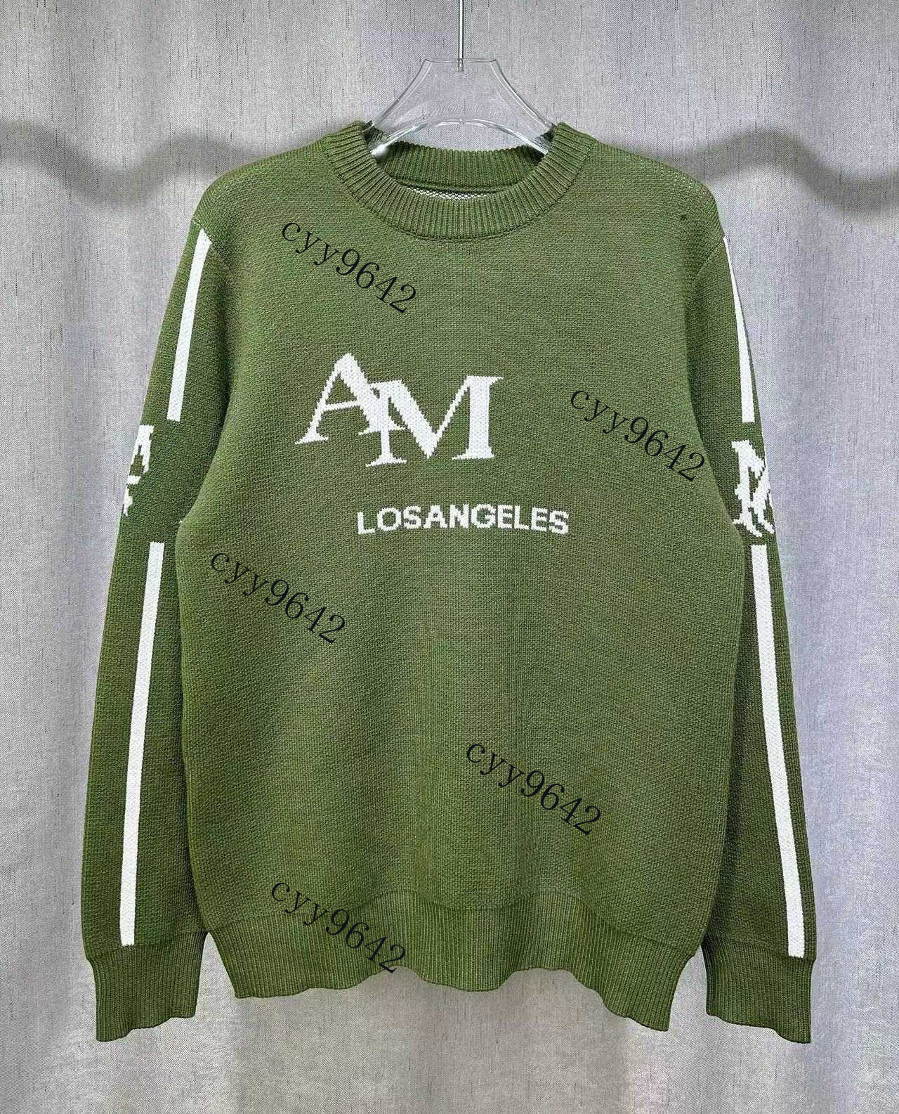 Men's Plus Size Hoodies & Sweatshirts letter knitted sweater in autumn / winter 2024acquard knitting machine e Custom jnlarged detail crew neck